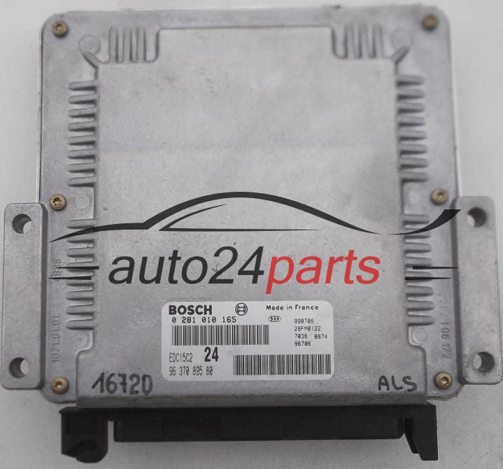Μονάδα Ελέγχου Κινητήρα CITROEN XANTIA PEUGEOT 406 2.0 HDI BOSCH 0 281 010 165