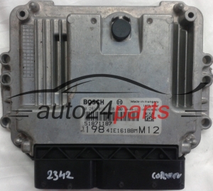 KOMPUTER STEROWNIK SILNIKA FIAT BRAVO 1.6 MJET 51871187 BOSCH 0281016198, 0 281 016 198, 1984IE161BBMM12, 1039S36367 - 