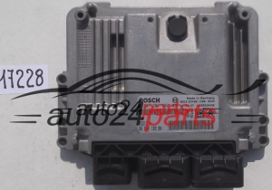 ECU CENTRALITA DE MOTOR PEUGEOT 207 1.6 BOSCH 0 261 201 602, 0261201602, 96 644 169 80, 9664416980, 9663193480, MED17.4