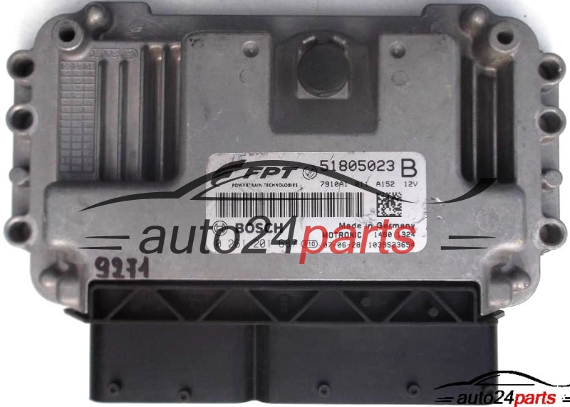  ECU CENTRALITA DE MOTOR FIAT PUNTO, BRAVO 1.4, BOSCH 0 261 201 687