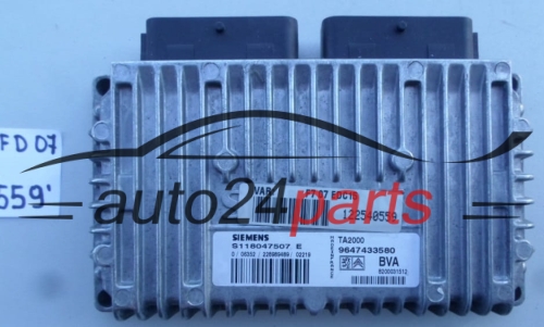 Computador caixa de velocidades automática CITROEN C5 S118047507 E, S118047507E, 9647433580