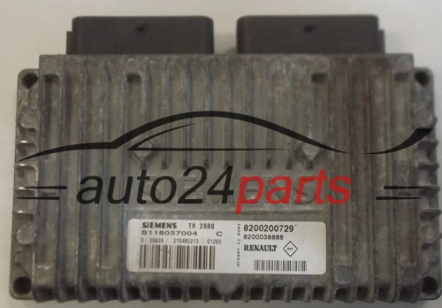 COMPUTADOR CAIXA DE VELOCIDADES AUTOMÁTICA RENAULT SCENIC 2.0 SIEMENS S118057004 C