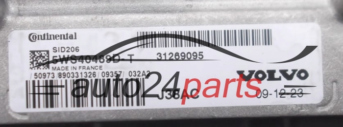 MOTORSTEUERGERÄT ECU STEUERGERÄT  VOLVO  CONTINENTAL 5WS40489D-T,  31269095