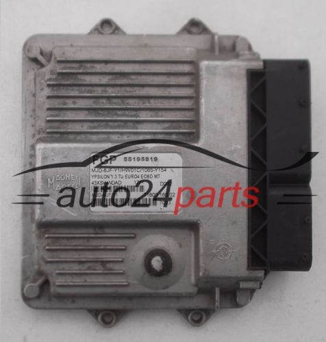 KOMPUTER STEROWNIK SILNIKA LANCIA YPSILON 1.3 JTD 55195819 MJD6JFY1, MJD 6JF.Y1, 7160000703, 71600.007.03