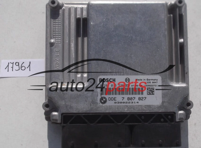 KOMPUTER STEROWNIK SILNIKA BMW 3 BOSCH 0 281 013 536, DDE 7 807 827