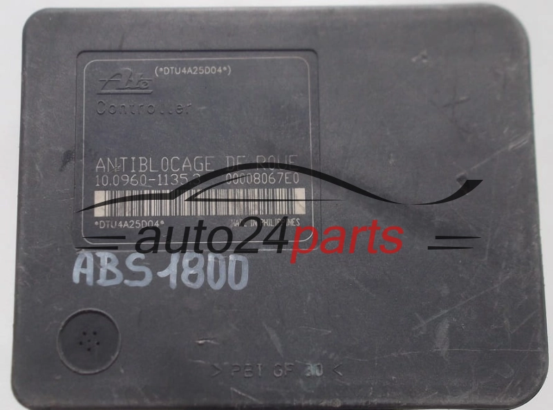 ABS PUMP PEUGEOT 206 9650222880, ATE 10.0206-0118.4, , 10.0960-1135.3