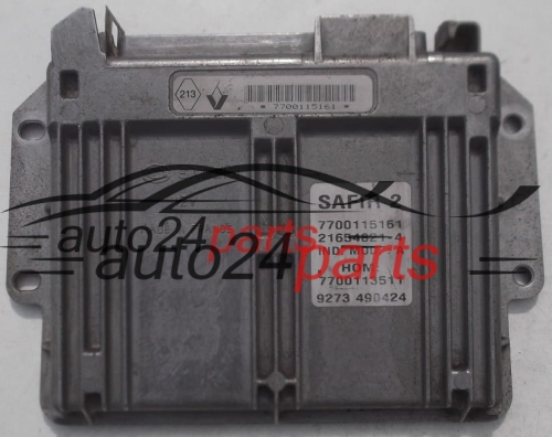 MOTORSTEUERGERÄT ECU STEUERGERAT RENAULT CLIO TWINGO 1.2 SAGEM 21654821-4, 216548214, 7700115161, 7700113511