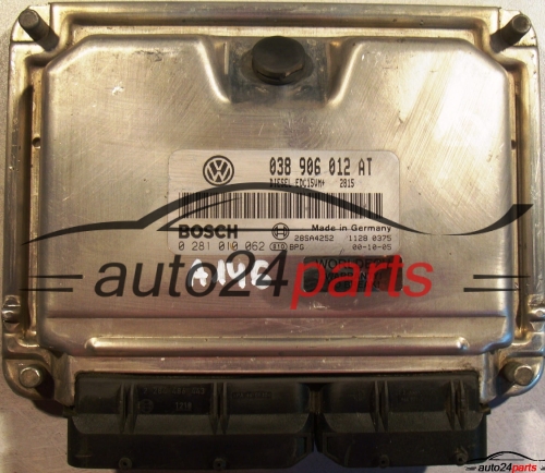 ECU CENTRALITA DE MOTOR SEAT LEON 1.9 TDI ASV 038906012AT, BOSCH 0281010062