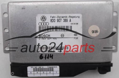 STEROWNIK MODUL ESP AUDI A4 A6 BOSCH 0 265 109 426, 0265109426, 8D0 907 389 A, 8D0907389A