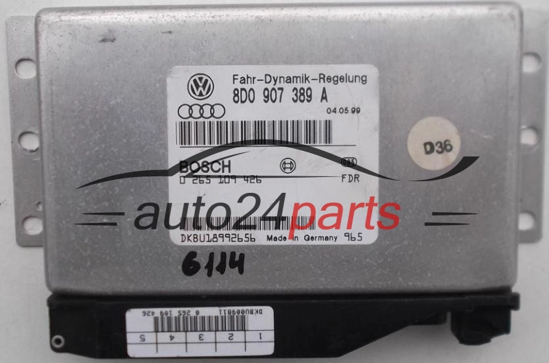 STEROWNIK MODUL ESP AUDI A4 A6 BOSCH 0 265 109 426, 0265109426, 8D0 907 389 A, 8D0907389A