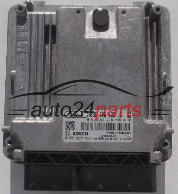 CENTRALINA DO MOTORE AUDI A3 2.0 TDI BOSCH 0 281 015 823, 0281015823, 03L 906 022 LS, 03L906022LS, 03L906022EG, EDC17CP14