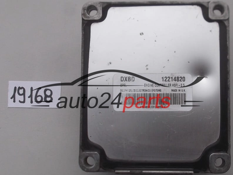 KOMPUTER STEROWNIK SILNIKA OPEL CORSA MERIVA DELPHI DELCO 12214820 DXBD, 12214820DXBD, HSFI 2.5 -