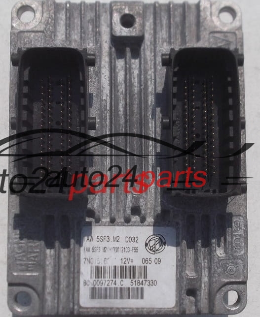 Μονάδα Ελέγχου Κινητήρα FIAT GRANDE PUNTO 1.4 MAGNETI MARELLI IAW 5SF3.M2, 51847330, BC.0097274.C