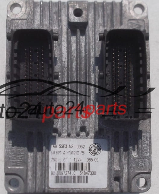 Μονάδα Ελέγχου Κινητήρα FIAT GRANDE PUNTO 1.4 MAGNETI MARELLI IAW 5SF3.M2, 51847330, BC.0097274.C