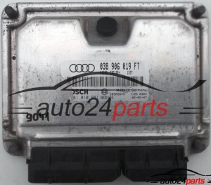 CALCULATEUR MOTEUR AUDI A3 1.9 TDI, BOSCH 0 281 010 981, 0281010981, 038 906 019 FT, 038906019FT 