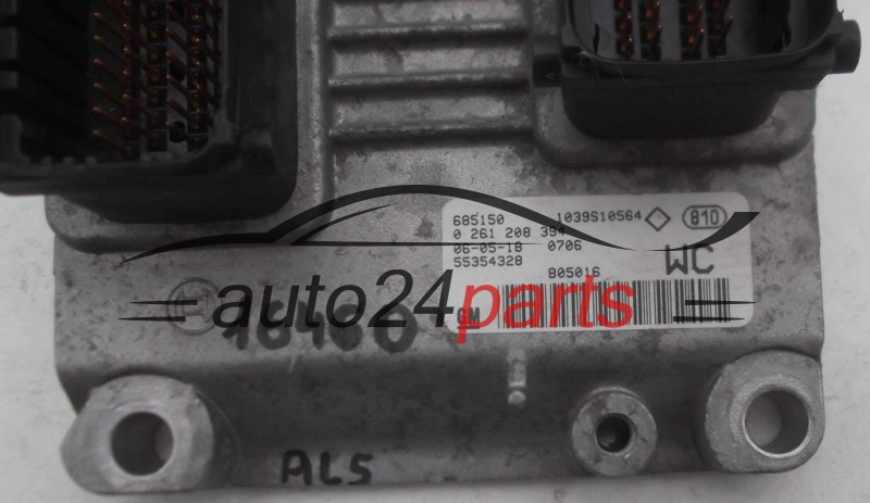 MOTORSTEUERGERÄT ECU STEUERGERÄT OPEL CORSA TIGRA Z14XEP BOSCH 0 261 208 394, 0261208394, 55354328 WC