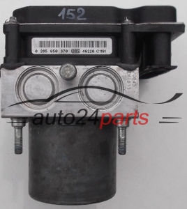 ABS HYDRAULIK-AGGREGAT MIT STEUERGERAET CITROEN PEUGEOT BOSCH  0265234144, 96 499 881 80, 9649988180, 0 265 950 370, 0265950370, 96 573 526 80, 9657352680 