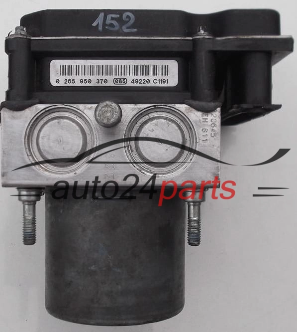 ABS HYDRAULIK-AGGREGAT MIT STEUERGERAET CITROEN PEUGEOT BOSCH  0265234144, 96 499 881 80, 9649988180, 0 265 950 370, 0265950370, 96 573 526 80, 9657352680 