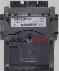 CENTRALINA MOTORE FIAT DUCATO BOXER JUMPER 2.2 HDI 96 632 890 80, 9663289080, 96 612 569 80, 9661256980, VP6C1U-14A638-AD, VP6C1U14A638AD