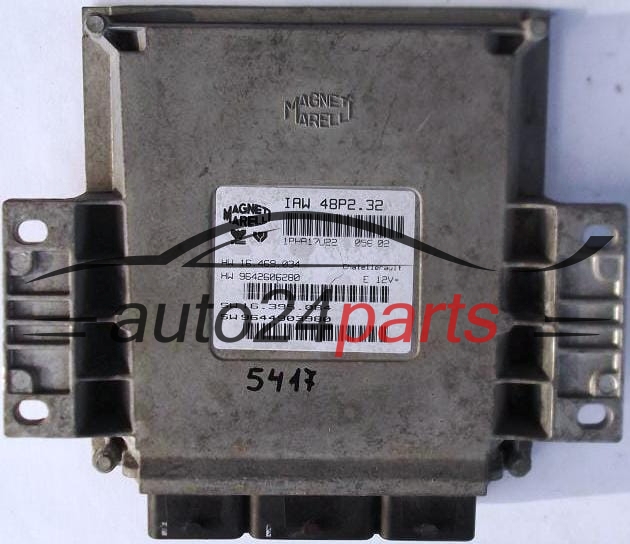 KOMPUTER STEROWNIK SILNIKA CITROEN C5 2.0 IAW48P232, IAW48P2.32, IAW 48P2.32, HW9642606280, HW 9642606280, 16469034, 16.469.034, SW9644903980, SW 9644903980, 16395084, 16.395.084