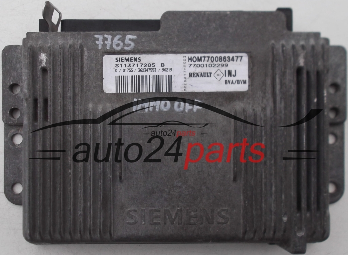 RENAULT LAGUNA 2.0, S113717205 B, S113717205B, HOM7700863477, 7700102299