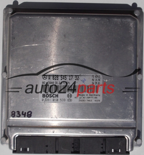 KOMPUTER STEROWNIK SILNIKA MERCEDES VANEO 1.7 170 CDI BOSCH 0281010539