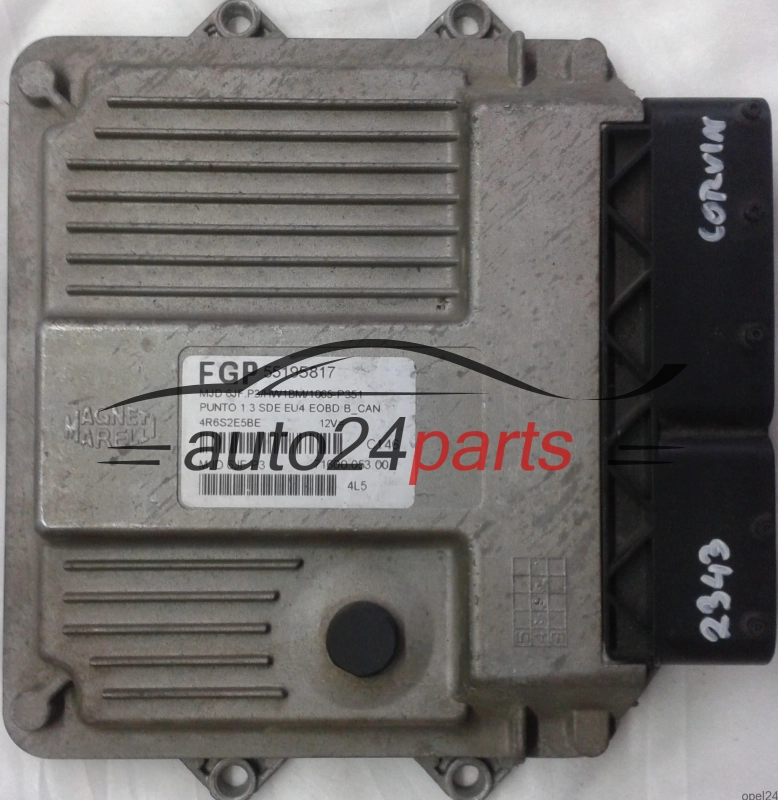 ECU CENTRALITA DE MOTOR FIAT PUNTO 1.3 JTD MAGNETI MARELLI MJD 6JF.P3