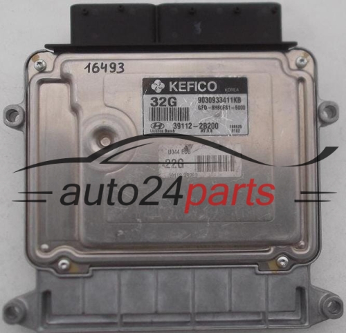 CALCULATEUR MOTEUR HYUNDAI 1.6 39112-2B200, 391122B200, 9030933411KB