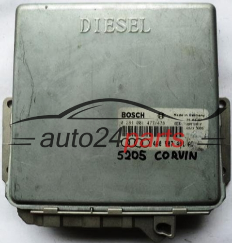 KOMPUTER STEROWNIK SILNIKA AUDI A6 2.5 TDI 4A0907401AD, 4A0 907 401 AD, BOSCH 0281001477/478, 0281001477, 0 281 001 477, 0281001478, 0 281 001 478 