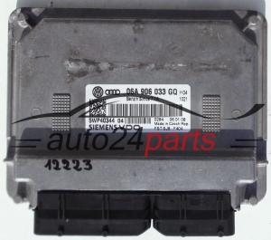 KOMPUTER STEROWNIK SILNIKA AUDI A3 1.6, SIEMENS 5WP40344 04, 5WP4034404, 06A 906 033 GQ, 06A906033GQ - 12223