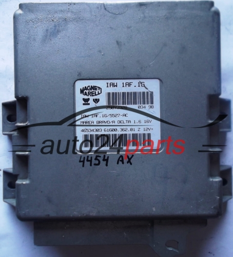 ECU ENGINE CONTROLLER FIAT BRAVO BRAVA MAREA LANCIA DELTA 1.6 IAW1AF1G, IAW1AF.1G, IAW 1AF.1G/5527-AC 46534303 6160036201, 61600.362.01