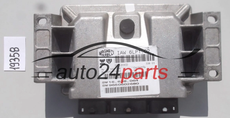 KOMPUTER STEROWNIK SILNIKA PEUGEOT 307 IAW6LP1.02, IAW6LP102, 16638064, 9650602680 