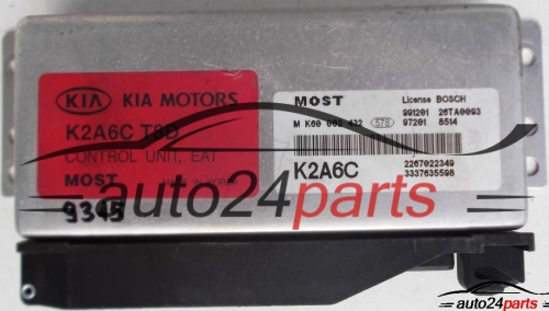 ECU AUTOMATIC GEARBOX KIA SHUMA, BOSCH 26TA0093, 991201, M K60 002 432, MK60002632, K2A6C 