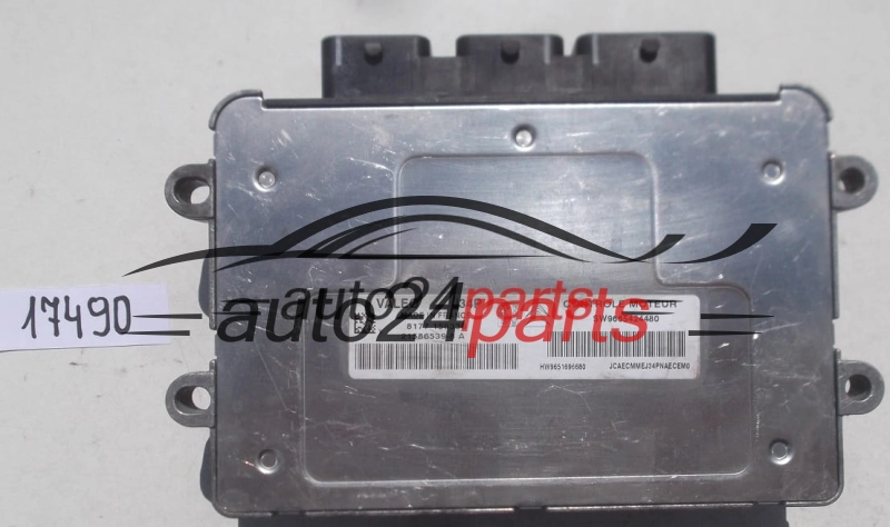 ECU ENGINE CONTROLLER CITROEN C3 1.4 VALEO J34P 21586539-8 A, 215865398A, SW9665424480 HW9651696680
