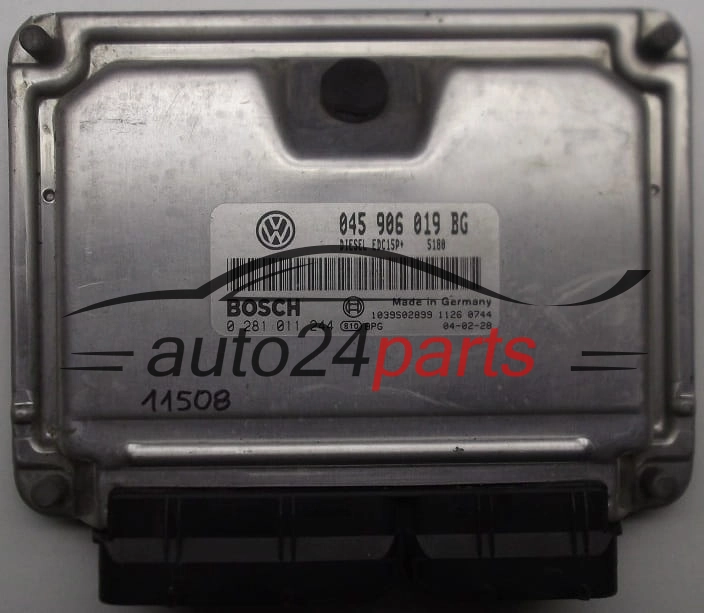KOMPUTER STEROWNIK SILNIKA SEAT IBIZA 1.4 TDI AMF 045906019BG, BOSCH 0281011244, 1039S02899