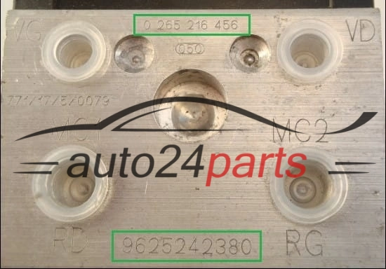 Αντλία αβς CITROEN PEUGEOT BOSCH 0 265 216 456,  9625242380