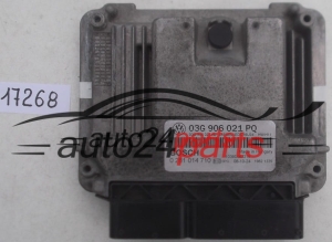 ECU ENGINE CONTROLLER SKODA OCTAVIA 2.0 TDI BOSCH 0 281 014 710, 0281014710, 03G 906 021 PQ, 03G906021PQ, 03G906021AB, EDC16U34