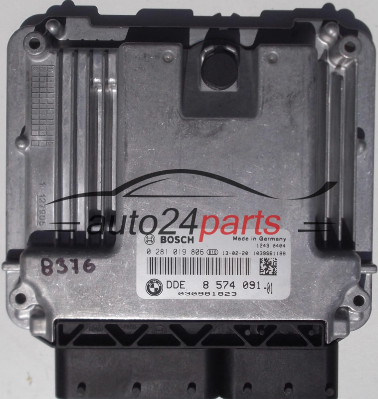 ECU CENTRALITA DE MOTOR BMW BOSCH 0 281 019 806, 0281019806, DDE 8 574 091, DDE8574091, 8574091