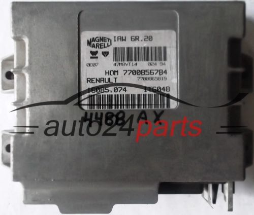 MOTORSTEUERGERÄT ECU STEUERGERAT RENAULT TWINGO 1.2 MAGNETI MARELLI IAW 6R.20, IAW6R20, 7700856784, 7700865819, 16085.074, 16085074