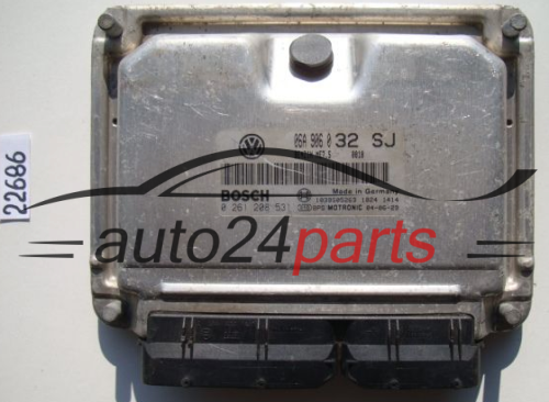 KOMPUTER STEROWNIK SILNIKA SEAT LEON SKODA OCTAVIA 1.8 T 1.8 TURBO 06A906032SJ, 06A 906 032 SJ, BOSCH 0261208531, 0 261 208 531 BENZIN ME7.5