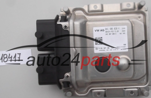 KOMPUTER STEROWNIK SILNIKA SKODA CITIGO 1.0 BOSCH 0 261 S07 186, 0261S07186, 04C 906 020 K, 04C906020K, ME17.5.20