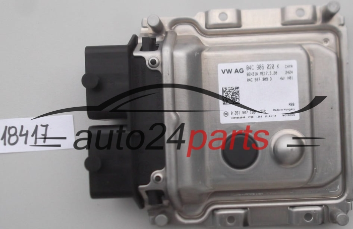 KOMPUTER STEROWNIK SILNIKA SKODA CITIGO 1.0 BOSCH 0 261 S07 186, 0261S07186, 04C 906 020 K, 04C906020K, ME17.5.20