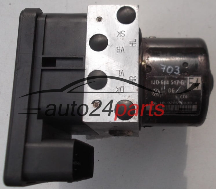 POMPE HYDRAULIQUE ET CALCULATEUR d'ABS VOLKSWAGEN 1J0 614 517 G,  ATE 10.0206-0039.4