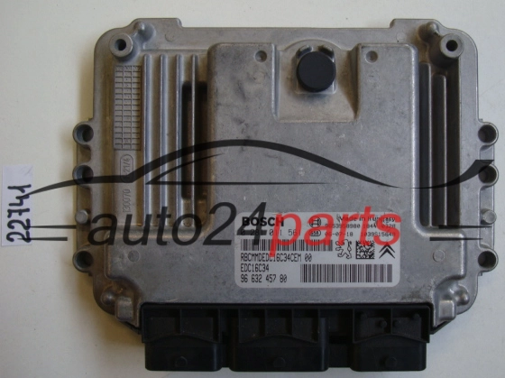 KOMPUTER STEROWNIK SILNIKA CITROEN C5 1.6 HDI BOSCH 0 281 011 561, 0281011561, 96 589 453 80, 9658945380, 9653958980, 1039S08536, EDC16C34