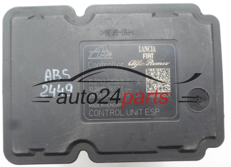 ABS PUMP ALFA ROMEO FIAT LANCIA 51896323, 10.0212-0593.4, 10021205934, 10.0961-2806.3, 10096128063