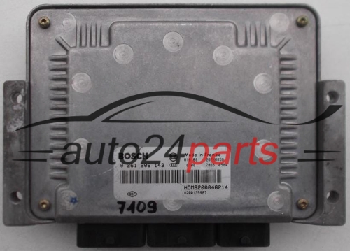 MOTORSTEUERGERÄT ECU STEUERGERÄT RENAULT LAGUNA 3.0 V6 BOSCH 0 261 206 143, 0261206143, HOM8200046214, 26FM0856, 8200135967