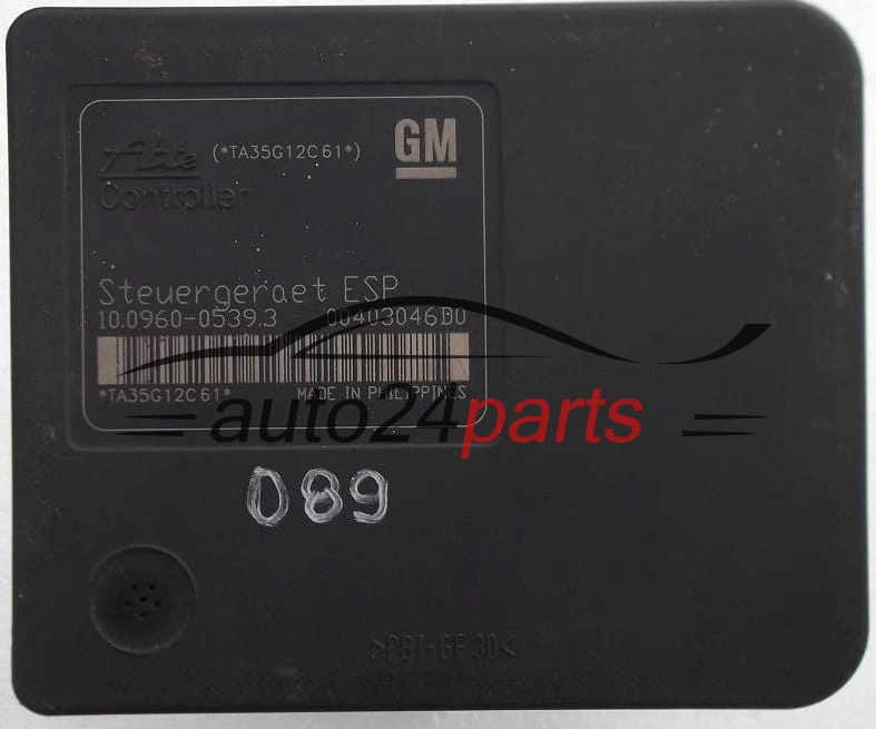 BOMBA DE ABS OPEL ASTRA H ZAFIRA B GM 13 213 610 AL