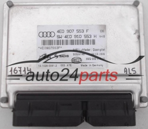 Μονάδα ελέγχου ανάρτηση του συστήματος AUDI A8 HELLA 5SG 009 073-01, 5SG00907301, ATE 15.1528-0061.2, 15152800612, 4E0 907 553 F, 4E0907553F, 4E0 910 553 H, 4E0910553H