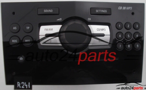 RADIO CD MP3 OPEL CORSA 344 183 129 / 344183129 / 13 257 029 YB / 13257029YB / CD30 