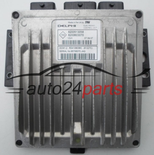 CALCULATEUR MOTEUR DACIA RENAULT 1.5 DCI Delphi R0410B036C, 8200513058, 8200603070 